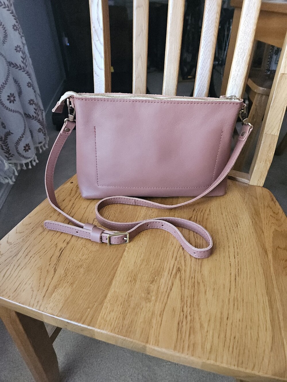Portland Leather Poppy Purse In Sunkissed. - Picture 2 of 12